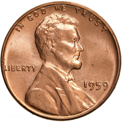 1959 P   Lincoln Memorial Cent - BU