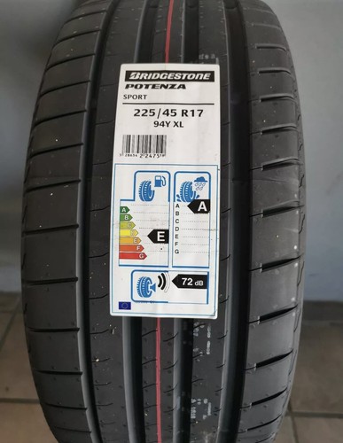 225/45 R17 94Y XL POTENZA SPORT BRIDGESTONE DOT 2021 - Foto 2 di 2