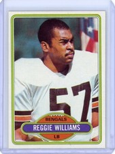 1980 TOPPS REGGIE WILLIAMS #187 NM-MT TO MINT SET BREAK BENGALS 