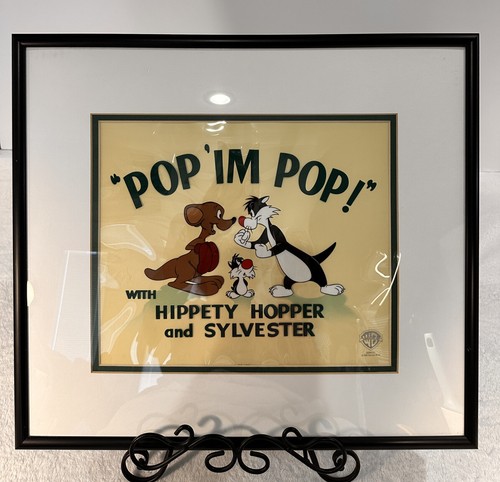 Warner Bros. Looney Tunes Sericel "POP ‘IM POP!" #2295 of 2500 Framed & Matted - Picture 3 of 9