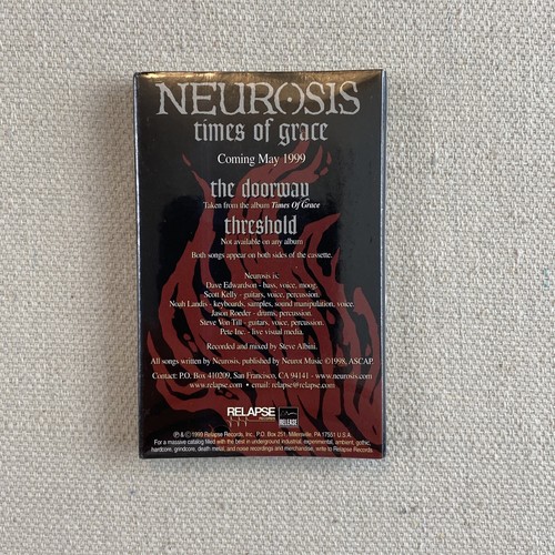 NEUROSIS The Doorway *NEW* Promotional Cassette Tape*Rare*Sealed*Relapse Records - Picture 5 of 12