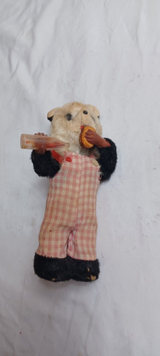 Vintage 1950s Alps Japan Picnic Drinking Panda Bear - WORKING - Picture 6 of 6