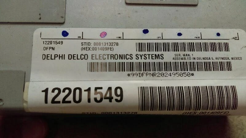 Receptor Telemático de Comunicación OnStar 12201549 Ajusta 00-02 PONTIAC GRAND PRIX Foto 2 de 4