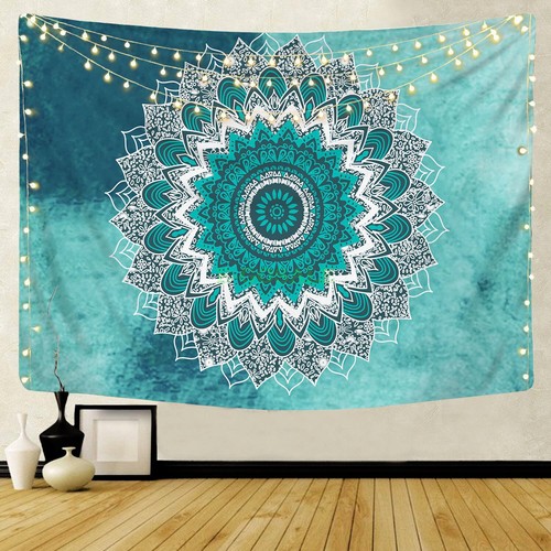 HEISSER VERKAUF Großer Indischer Ombre Wandteppich Wandbehang Mandala Hippie Tagesdecke Überwurf - Bild 17 von 97
