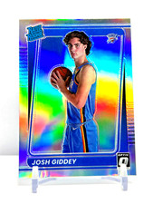 2021-22 Panini Optic Rated Rookie Holo Prizm Josh Giddey OKC Thunder No. 152