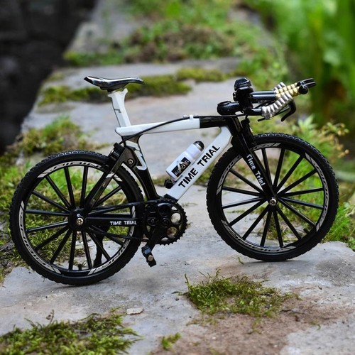 Mini 1:8 Bicycle Model Toy Diecast Metal Finger Mountain Bike Racing Collection - Picture 4 of 15