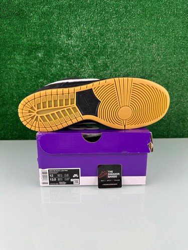 Size 12 - Nike Dunk Pro SB Low Black White Gum - Picture 3 of 3