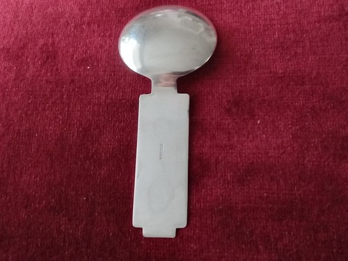 David Andersen Early Sterling Silver And Enamel Caddy Spoon. - Picture 3 of 8