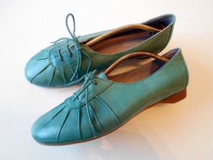 Shoes 6 39 Heel Size Low Blue Rogerson Uk Lace The Real Eur Leather Turquoise wx78nCpvq