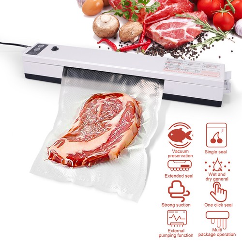 Fully Automatic Vacuum Sealer Machine Wet Dry Food Preservation & 10 Storage Bag - Bild 2 von 13