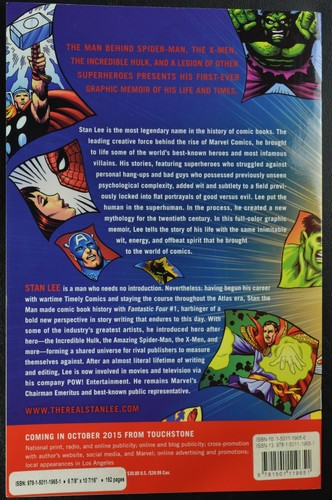 Amazing Fantastic Incredible: A Marvelous Memoir (2015) - Stan Lee’s Autobiograp - Picture 4 of 4