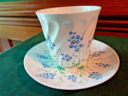 TAZZA E PIATTINO IN PORCELLANA LOMONOSOV BY THE BROOK, URSS, DESIGN BORISOV - Foto 4 di 9
