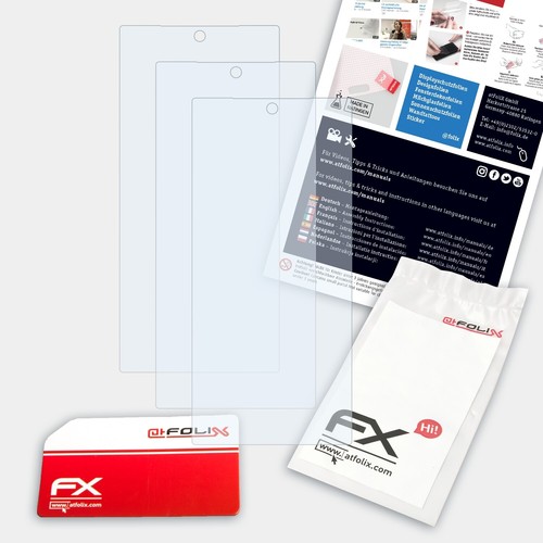 atFoliX 3x Pellicola Protettiva per Sharp Aquos R9 chiaro - Foto 2 di 8