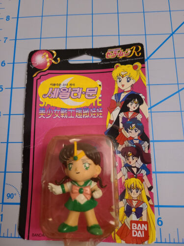 Vintage 1996 Sailor Moon R Cute Series 2" Sailor Jupiter Figure Bandai Anime NEW - Picture 2 of 4