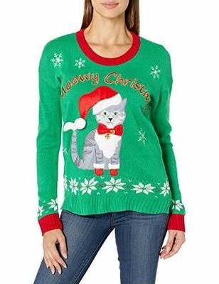 blizzard bay cat christmas sweater