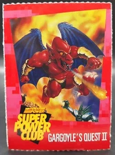 1990s Nintendo Super Power Club Magazine Card #37 Gargoyle's Quest II 2 NES