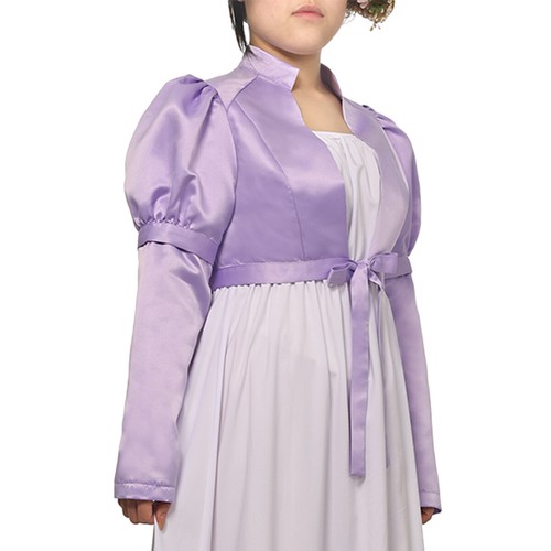 Womens Regency Spencer Jacket Jane Austen Costume Crop Coat Victorian Jacket - Picture 14 of 30