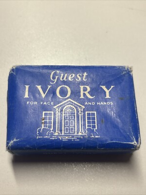 Vintage Ivory GUEST Soap Bar - Large Size - New Old Stock Procter & Gamble USA