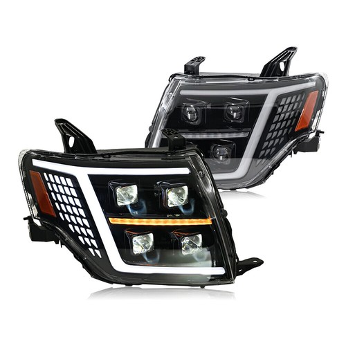For Mitsubishi Montero Pajero 2009-2021 V93 V97 Sequential Turn LED Headlights - Picture 7 of 14