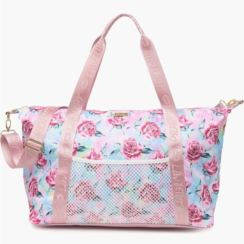 LUV BETSEY BY BETSEY JOHNSONFloral Print Overnight Bag In Rose Floral Print new - Picture 3 of 12