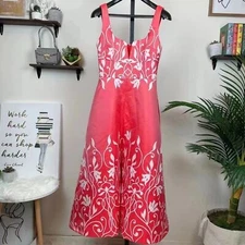 Keepsake The Label Rapture Midi Dress Scarlet Jacquard Size Small NWT