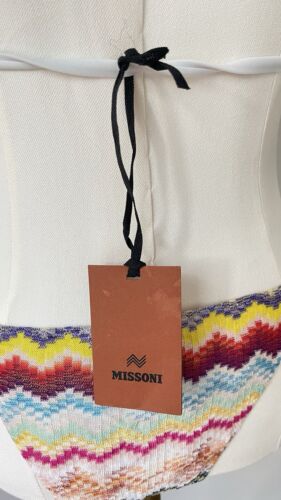 Traje de baño Missoni Chevron 2 piezas talla 46 $595 NUEVO - Imagen 3 de 11