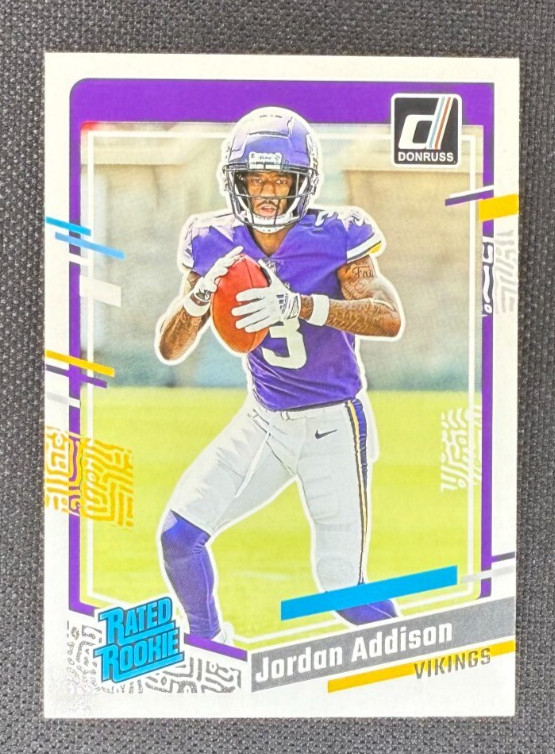 2023 Panini Donruss - Rated Rookie Jordan Addison #368 (RC)