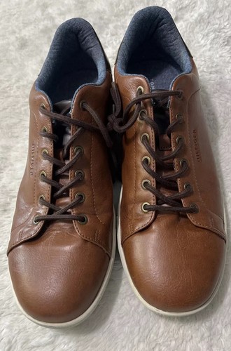 Tommy Hilfiger Mens Toris Faux Leather Sneaker 13 Brown Memory Foam Lace Up Comf - Picture 12 of 14