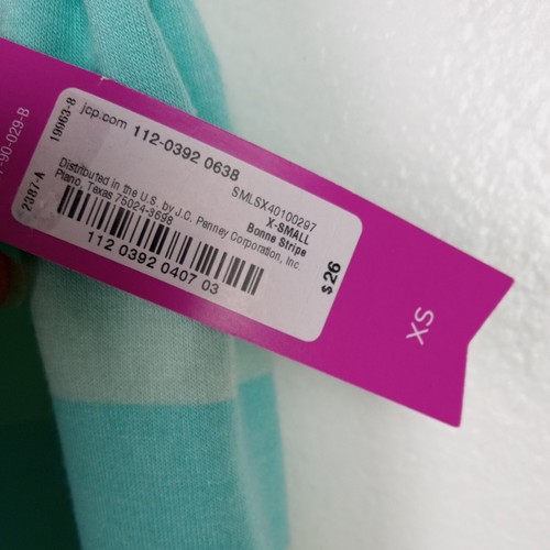 Ambrielle Sleepwear Shorts Women's XS Stripe Loungewear Pajama Bottom Casual NWT - Picture 6 of 8