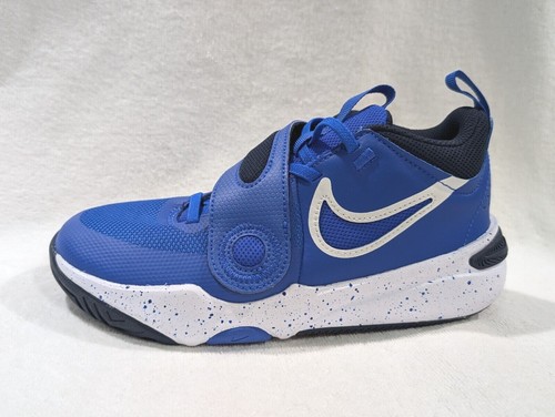 Nike Team Hustle D 11 (PS) Hyper Royal/White Boy's Sneakers-Size 13C NWB DV8994 - 第 7/9 張圖片