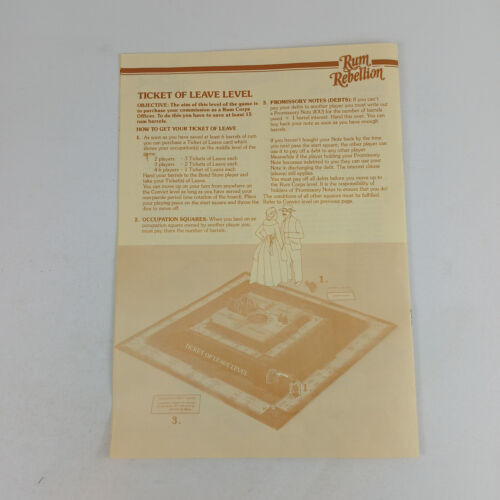 Rum Rebellion Vintage Board Game 1983 John Sands Australia - Picture 15 of 18