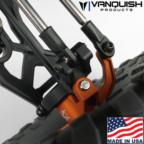 Vanquish VPS07581 Clear Anodized Front Caster Blocks Axial Yeti - Picture 4 of 5