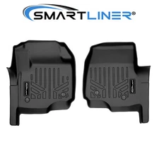 SMARTLINER Custom Fit Floor Mats 1st Row Liner Set 2017-2025 Ford F-250 350 450