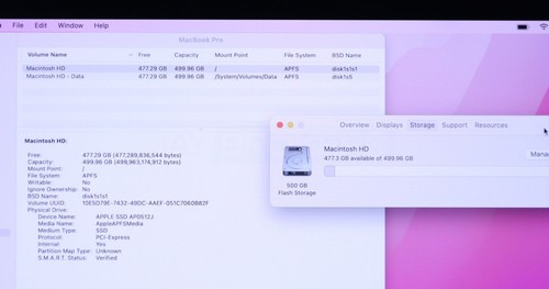 Apple MacBook Pro Pantalla Retina Core i5 2.0GHz 8GB RAM 512GB SSD 13" Plateado - Imagen 5 de 14