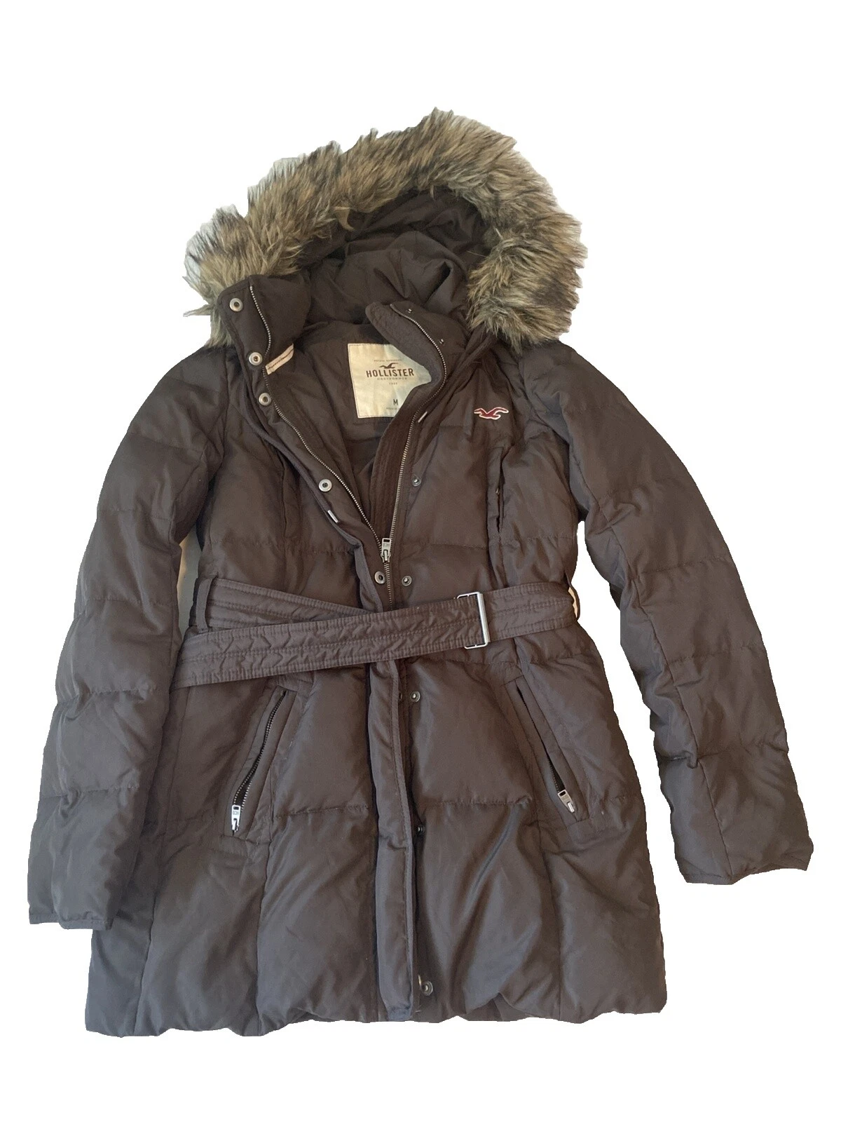 Hollister Marrón abrigos, chaquetas y chalecos para Mujeres