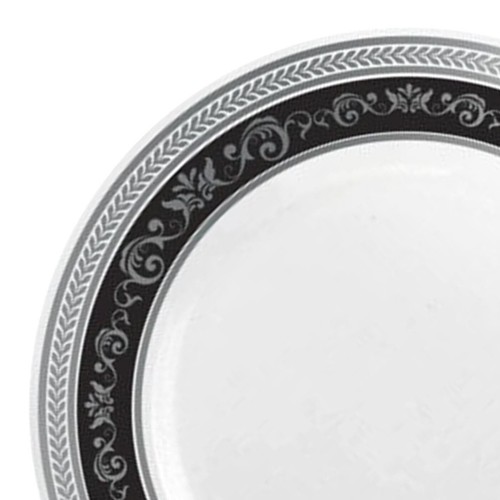 Elegant Royal Design Disposable Plastic Plates Wedding Party Value Sets 120 PCS - Picture 22 of 34