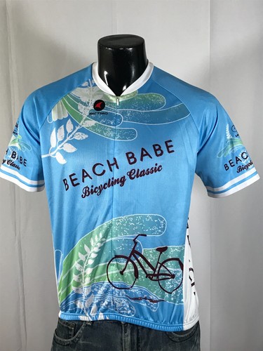 PACTIMO Womens Beach Babe Jersey XL Bicycling Classic Huntington Beach 3/4-Zip - Picture 1 of 16