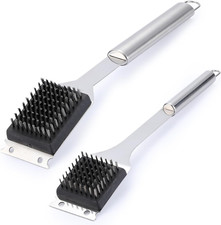 2 Pack Grill Brush and Scraper, 16.5   14  Wire BBQ Grill Brush for Outdoor Gri