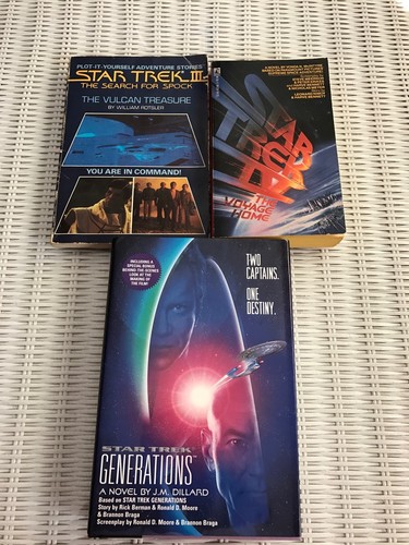 Lot of 3 Star Trek The Voyage Home Generations (HC) The Search for Spock - Picture 1 of 11