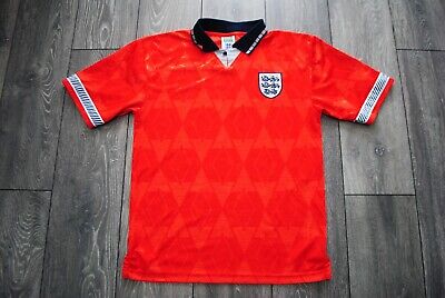ENGLAND NATIONAL TEAM JERSEY 1990 1993 AWAY SHIRT RETRO ENGLAND NATIONAL TEAM JERSEY 1990 1993 AWAY SHIRT RETRO