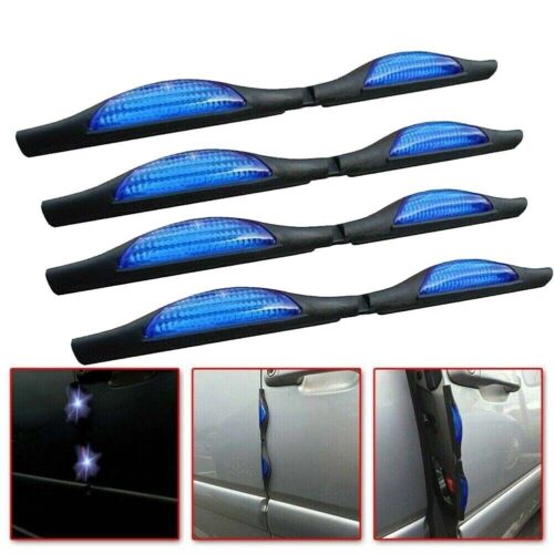 4Pcs Car Door Guard Protectors Edge Reflector Strip Anti-Scratch Car Accessories - Picture 3 of 13