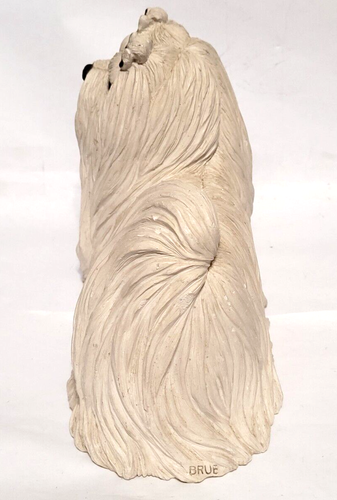 SANDICAST VINTAGE MALTESE TERRIER Designed & Signed by SANDRA BRUE 1987 - Picture 4 of 8