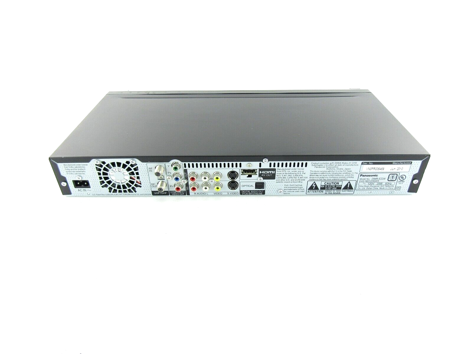 Panasonic DMREZ28 DVD Recorder eBay