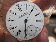 0s Waltham HC pocket watch movement private label Simons & Co New Haven Ct