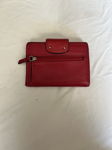 Coach F16531 Penelope Red Leather Turn lock Shoulder Bag And Wallet - Picture 14 of 14
