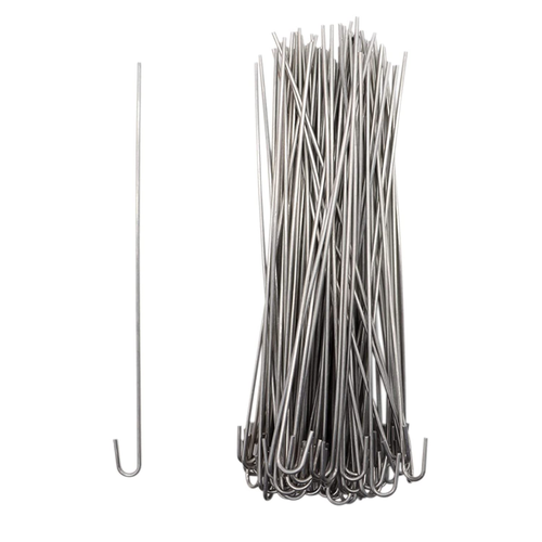 100 Pz Fascette per Recinzione a Catena in Alluminio 8", Calibro 12,5 Filo di Alluminio, Diametro 2mm - Foto 12 di 12