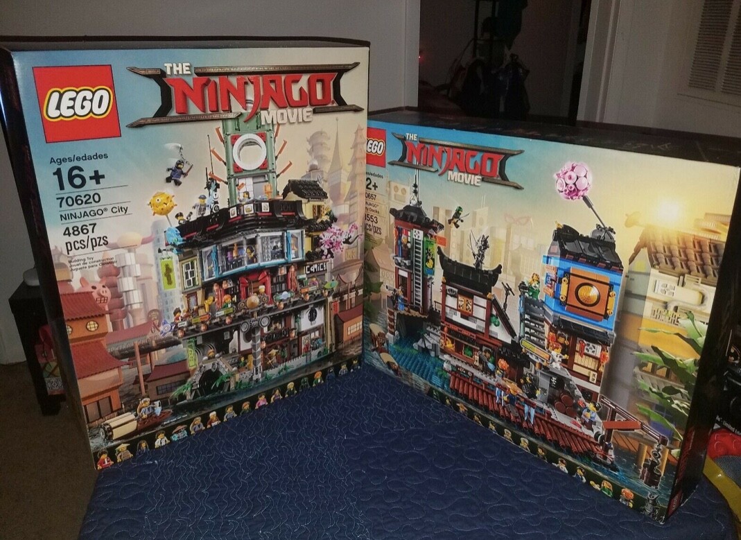 LEGO Ninjago Stadt 70620 + 70657 Stadt Docks Combo NEW+Meerled LEGO Ninjago Stadt 70620 + 70657 Stadt Docks Combo NEW+Meerled