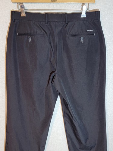 stromberg abito pantalone uomo 34x30 vestibilità classica affusolato piatto davanti nero - Foto 11 di 16