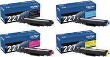 Brother TN227 High Yield 4 Colour Set Toner Cartridge(Black,Cyan,Magenta,Yellow)
