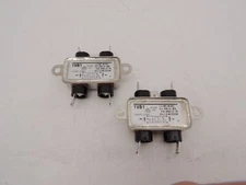 Lot of 2 New Corcom 1VB1 EMI Filter 1A 120V - 250V